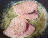カジキマグロのバター焼きトマトソース乗せ作り方4写真