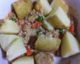 超簡単..丼で.9分..じゃがいもそぼろ作り方10写真