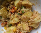 超簡単..丼で.9分..じゃがいもそぼろ作り方11写真