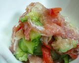 **すし酢で作る生ハムのハニーマリネ**作り方3写真