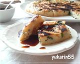 シ-チキンポテトのモチモチお好み焼き作り方7写真