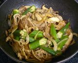 ✿オクラと豚肉の炒め物✿作り方5写真