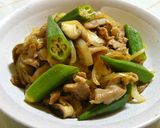 ✿オクラと豚肉の炒め物✿作り方6写真