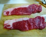 さっと焼く、牛サーロインステーキ作り方1写真