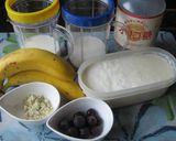 満足♪ヨーグルト’バナナジュース（＾＾）作り方1写真
