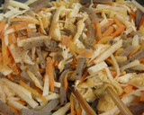 豆腐で仕上げる☆筍とこんにゃくの炒め煮作り方3写真