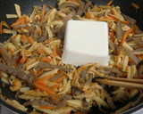 豆腐で仕上げる☆筍とこんにゃくの炒め煮作り方4写真