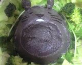 黒ごま豆腐トトロのサラダ作り方5写真