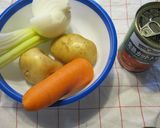 野菜たっぷり♪煮込みハンバーグ作り方1写真