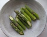 アスパラガスの朝パスタ作り方1写真