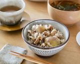 ホクホク♪和栗とくるみごはんのおにぎり作り方5写真