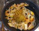 豚・キムチ・茄子・納豆・卵炒め作り方5写真