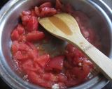 ランチに♪トマトあん♡えび玉丼作り方6写真