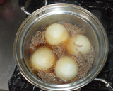 新玉ねぎ丸ごと和風スープ煮♪簡単ひき肉作り方7写真
