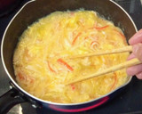 具を炒めないから簡単♪カニカマでかに玉作り方3写真