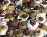【Vegan】お花のおはぎ作り方1写真