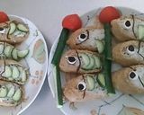 こどもの日☆鯉のぼりのお稲荷さん作り方6写真