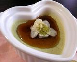 抹茶と白ココアの豆乳プリン*゜作り方4写真