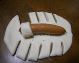 子どもの日*ウインナー鯉のぼりパン作り方4写真