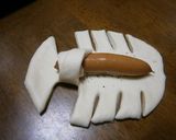 子どもの日*ウインナー鯉のぼりパン作り方5写真