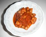 鶏肉とＭＩＸビーンズのトマト煮込み作り方7写真