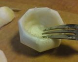 シリコンスチーマーで作るカブの鶏挽肉詰め作り方2写真