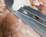 鶏肉下ごしらえ骨付き手羽中の骨抜き下処理作り方1写真