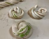 ずんだ餡のねじりあんぱん(o^^o)作り方6写真