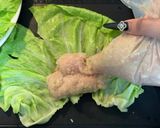 ダイエット！簡単♪鶏むね肉のロールキャベツ作り方4写真