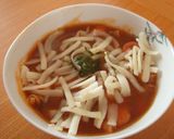 ごちそうスープパスタinバジルチーズ作り方3写真