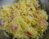 レンジで簡単♪ベーコンチーズの卵ご飯作り方1写真