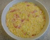 レンジで簡単♪ベーコンチーズの卵ご飯作り方2写真