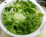 牛肉とレタスの炒めモノ作り方1写真