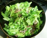 牛肉とレタスの炒めモノ作り方4写真