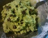 抹茶チョコチップクッキー作り方4写真