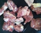 簡単☆鶏肉の甘辛生姜煮作り方1写真