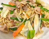あるものでボリュームたっぷり♪塩焼きそば作り方9写真