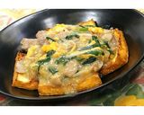 にら玉あんかけ♪豚にら玉厚揚げ★動画あり作り方30写真