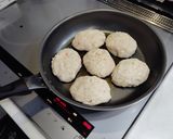はんぺんと豆腐のフワフワ和風ハンバーグ作り方3写真