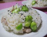 美味しい満足まじゅじゅ家ノそら豆ご飯作り方7写真