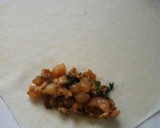 簡単☆揚げない＊鶏ひき肉とえびの春巻き作り方8写真