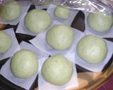 米粉のよもぎあんぱん」作り方9写真