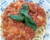 我が家の定番☆ツナ入りトマトパスタ作り方7写真