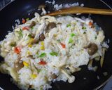 冷ご飯で簡単☆キノコの焼きリゾット作り方4写真