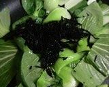 チンゲン菜とひじきの簡単炒め物作り方3写真