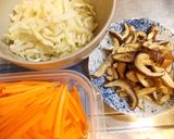 豚肉と切干の炒め煮作り方2写真