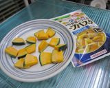 チーズとろ～ん♡かぼちゃのスープパスタ作り方1写真
