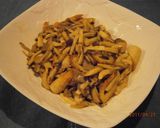 ちくわ入り３種のキノコのカレー炒め～♪作り方3写真