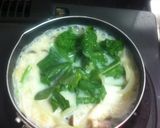 ほうれん草＆きのこのクリームスープパスタ作り方3写真