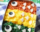 3色そぼろ丼deこいのぼりのお弁当作り方8写真